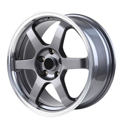qualité  Aftermarket Car Wheel Wholesale Customized 17 18 Inch Alloy Wheel Dark Gray Car Rims 5-114.3 5-108 5-112 usine